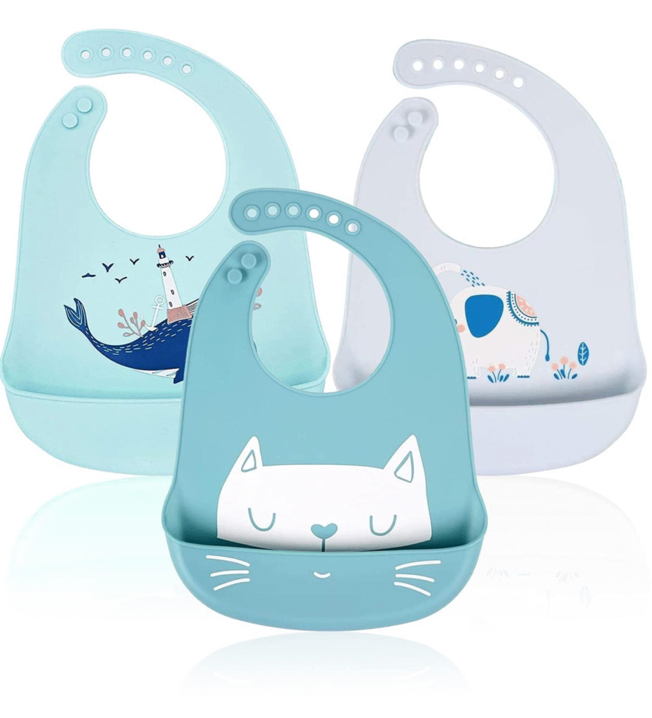 Eco-friendly Unisex Silicone Baby Bibs