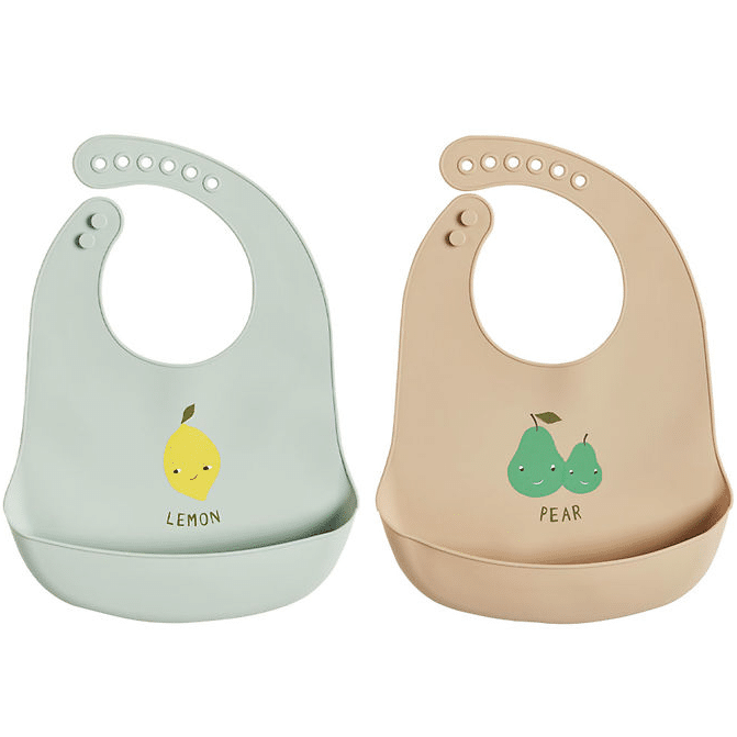 Custom BPA Free Silicone Baby Bibs