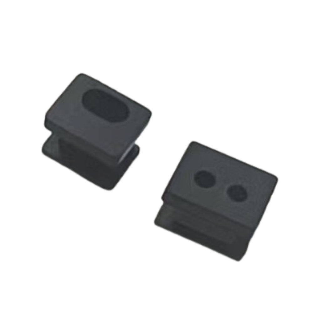 未标题-1 Square Rubber Grommet with 2 Holes