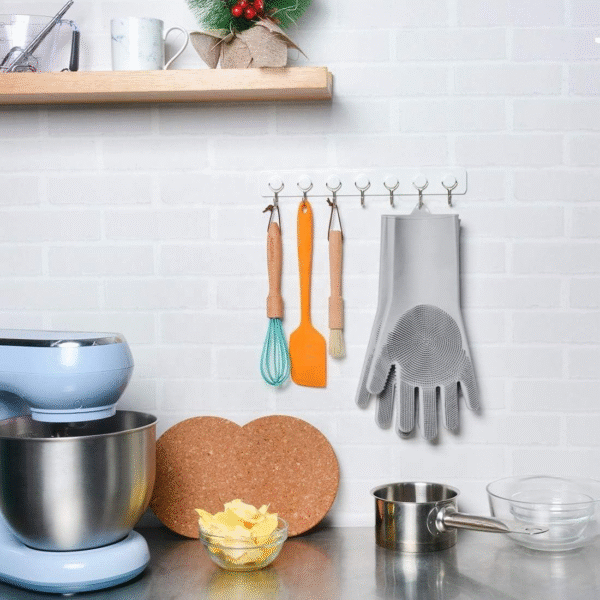 Silicone Dishwashing Gloves - 图片 3